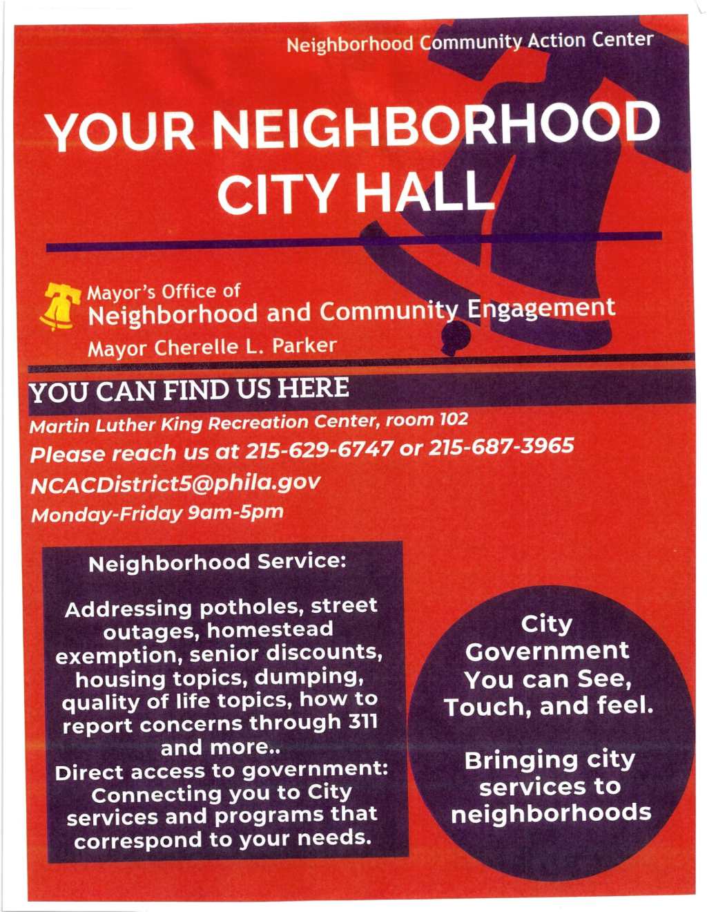 Your Neighborhood City Hall